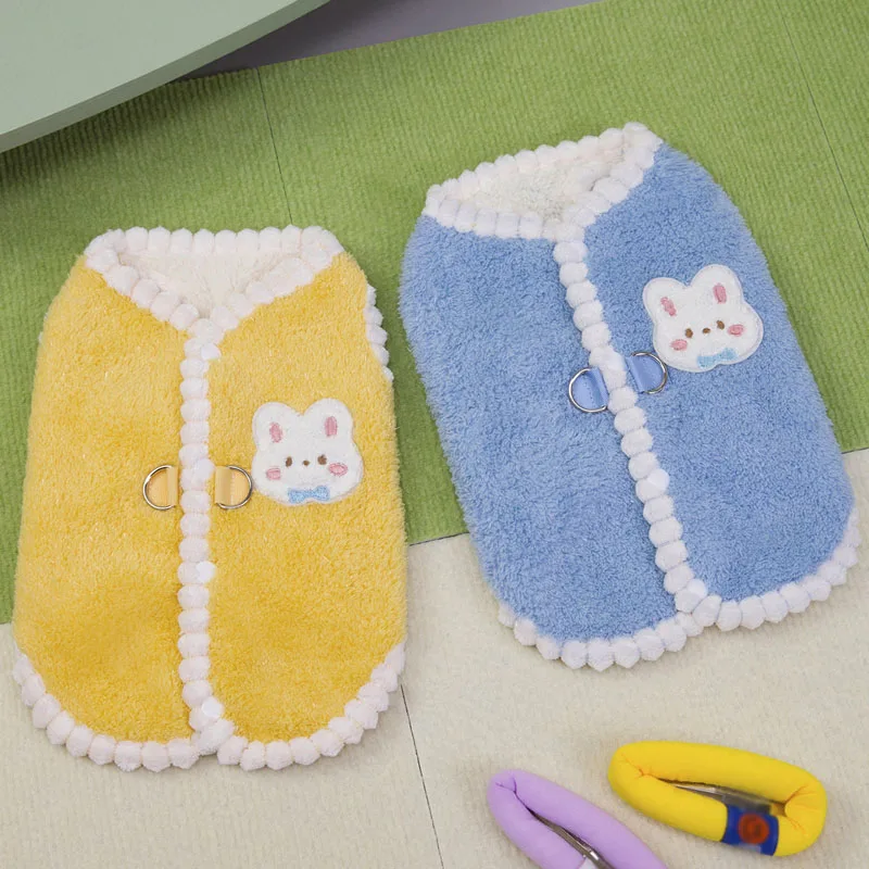 Ropa de invierno para perros, abrigo de lana amarillo y azul, chaqueta para perros pequeños, ropa de perro salchicha Yorkie, disfraz, chaleco para cachorros, chaqueta, trajes XXL