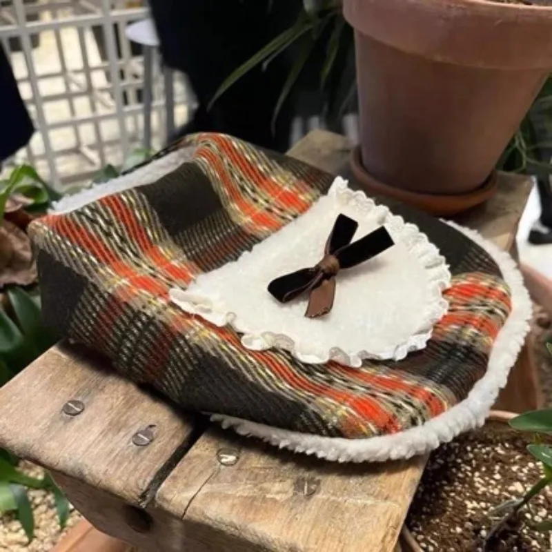 Chaqueta a cuadros de invierno para perros pequeños Yorkshire y Schnauzer - imagen 2