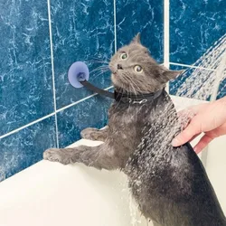 Ducha de mano para bañar perros y gatos – Collar fijo de sujeción