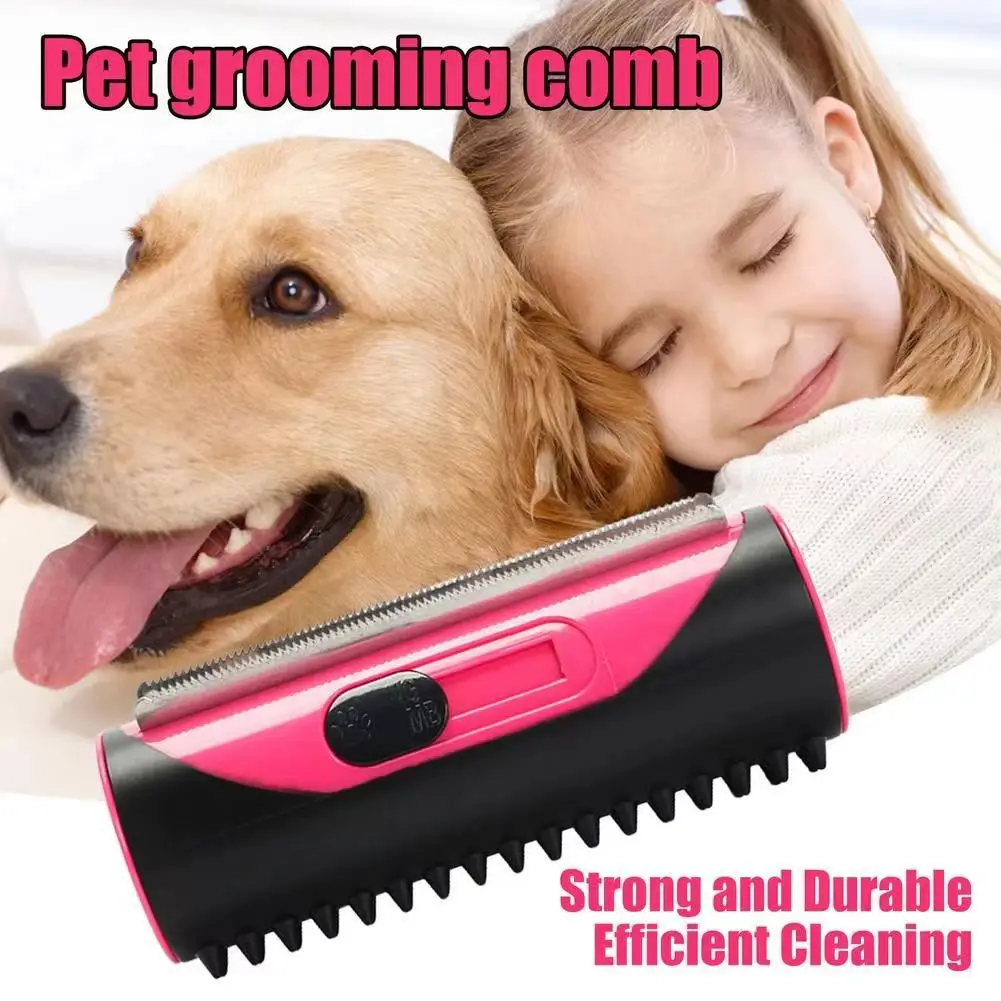 Double-Sided Pet Hair Remover Brush, Grooming Tool for Dog Cat Shedding, Cat Deshedding Brush, Multi-Functional Pet Supplies