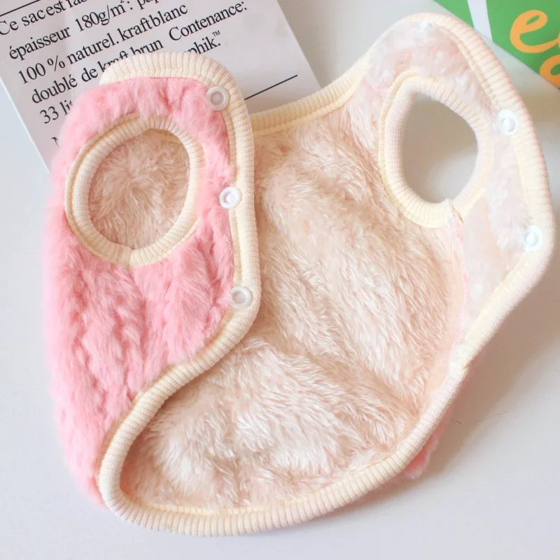 Ropa suave de felpa para perros, ropa cálida de invierno para mascotas para perros pequeños y medianos, disfraz de Chihuahua Yorkie, chaleco bonito para cachorros, accesorios para perros - imagen 5