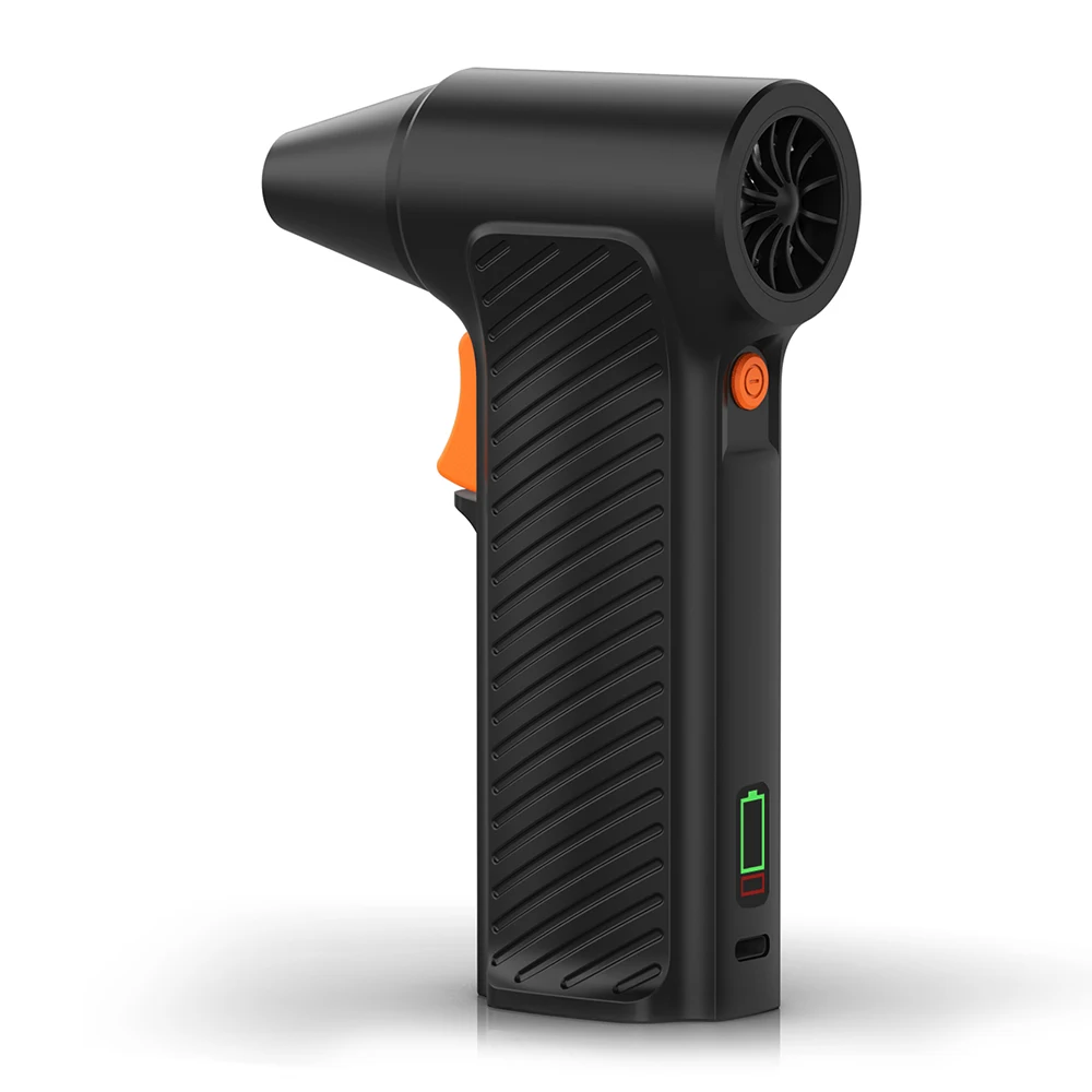 Secador de pelo violento de mano, soplador de velocidad Ultra alta de 110000 RPM, ventilador de chorro de conducto recargable por USB para teclado de ordenador al aire libre