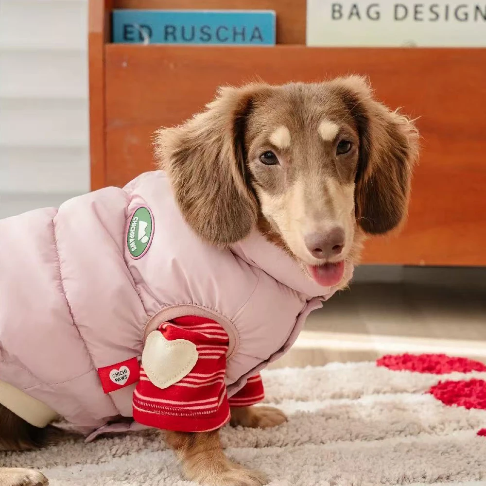 Abrigo sin mangas para perro Wiener – Cálido y ligero para invierno - imagen 4