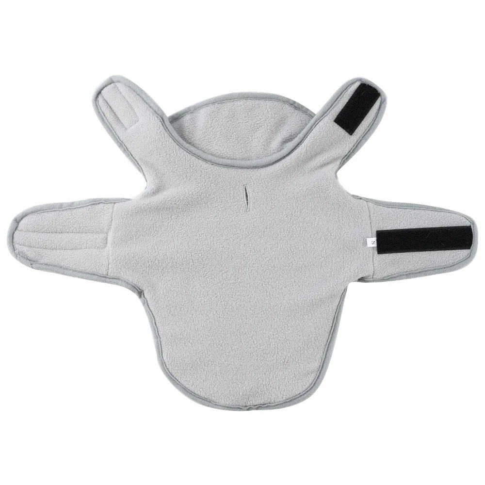 Chaleco Reversible para perros, abrigo cálido de lana para mascotas para perros pequeños y grandes, chaqueta suave para perros grandes y gatos con agujero para correa, chaqueta Labrador - imagen 3