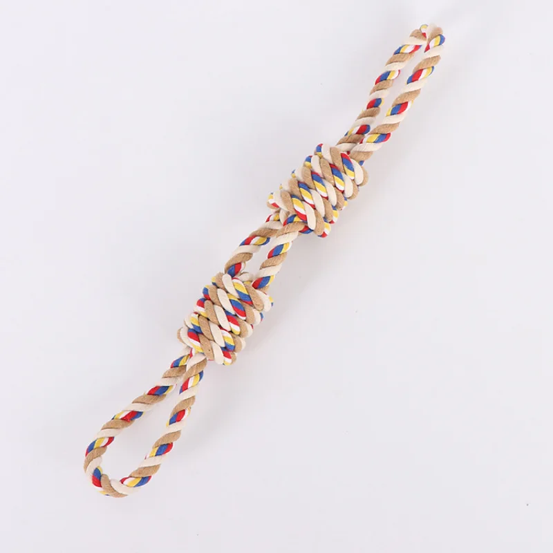 Juguetes Para Mascotas de 39CM, cuerda para morder dientes molares para perros grandes, juguetes para perros rottweiler, Golden Retriever, masticar dientes, juguetes grandes - imagen 2