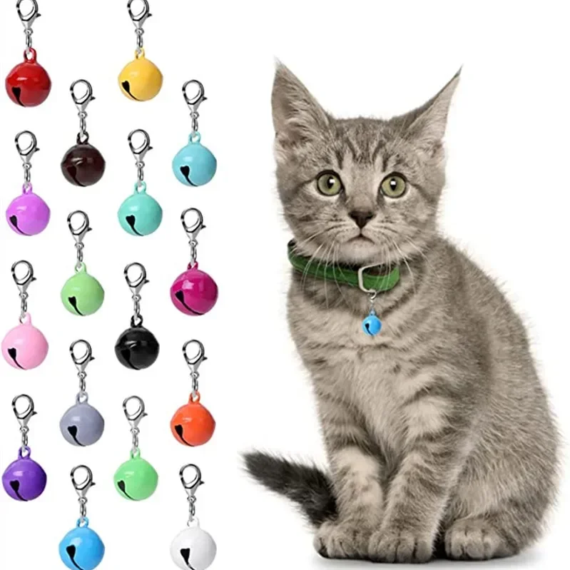 Collar de campana con campanas para perros y gatos, colgante de cascabel con abalorio fuerte para entrenamiento pequeño, decoración para cachorros - imagen 2