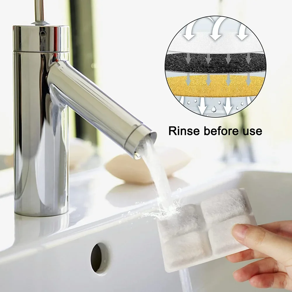 Filtro de fuente de agua para gatos, filtros de repuesto para fuente de mascotas con carbón activado de coco, adecuado para dispensador de agua de 2L - imagen 5