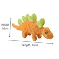 Orange Stegosaurus