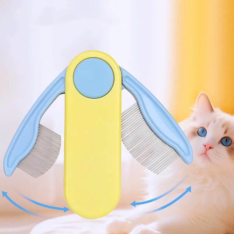 Peine antipulgas doble cara para perros – Desenredante de pelo - imagen 4