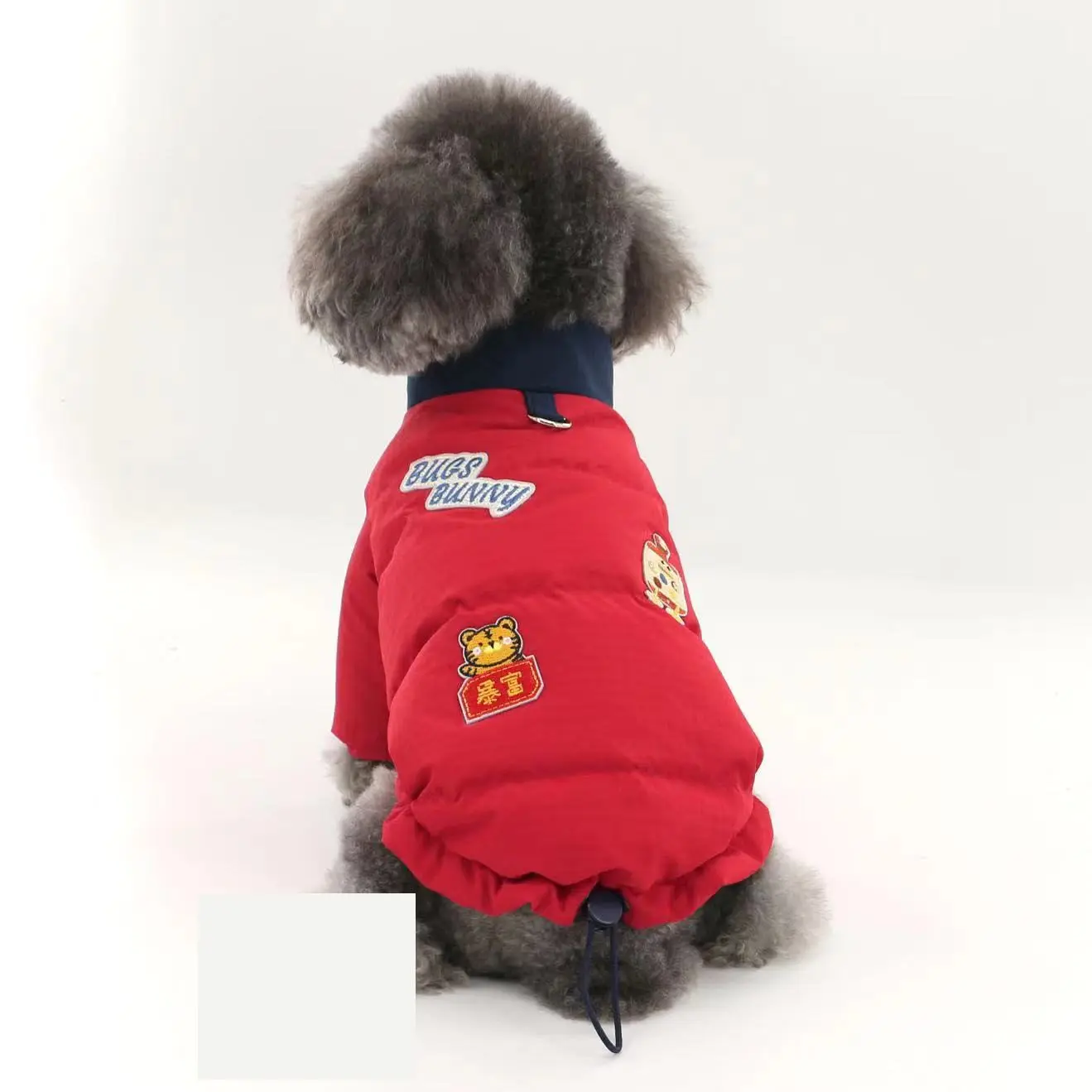 Otoño e Invierno perros pequeños mascotas salir de una sola pieza cálido chaleco acolchado de algodón de cuatro patas ropa de invierno cachorros gatos de peluche - imagen 4