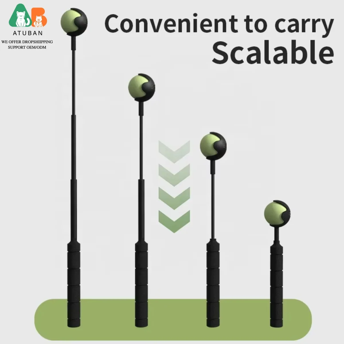 ATUBAN Juguete para buscar perros ecológico y portátil, fabricado en plástico reciclado, se adapta a pelotas de tenis estándar, perfecto equipo de ejercicio para perros - imagen 5