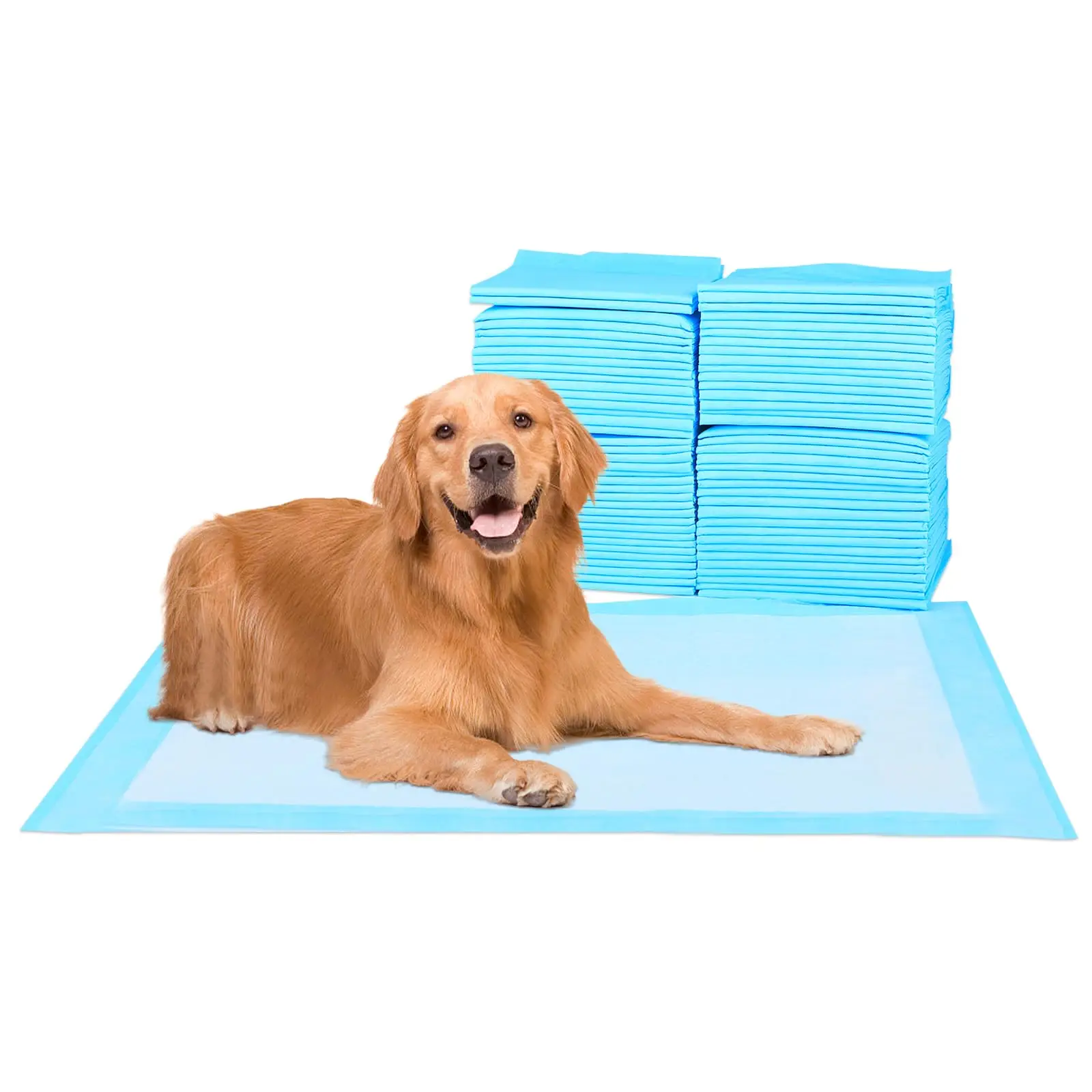 Almohadillas para orinar a prueba de fugas para perros, absorción rápida, 7 capas, diseño a prueba de fugas, almohadillas para orinar para perros, orinal de entrenamiento, almohadilla para orinar absorbente impermeable para cachorros