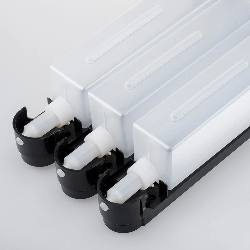 Lamgool-dispensador de jabón Manual montado en la pared, Gel de ducha, detergente de pared para baño y Hotel - imagen 4