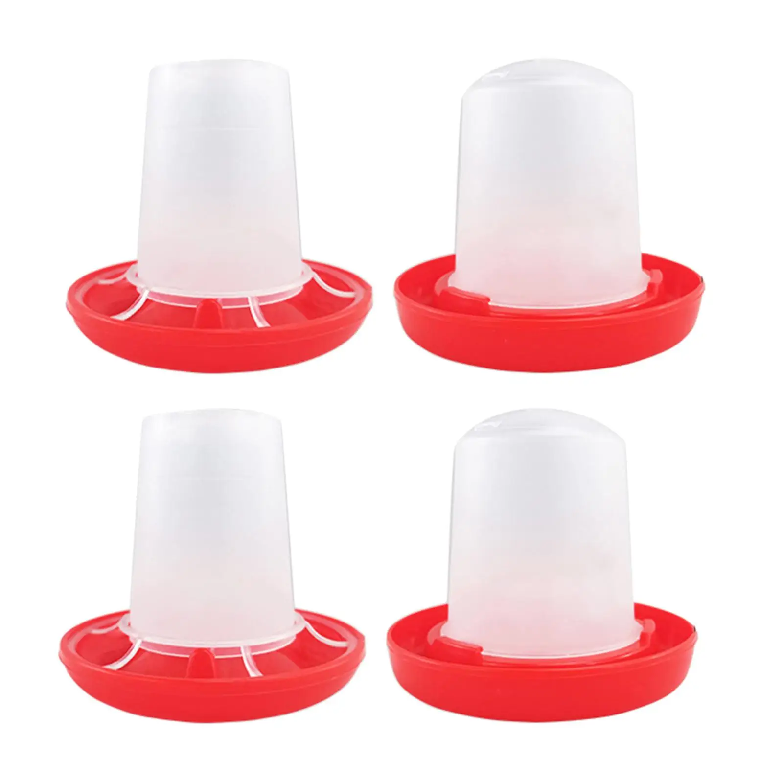 Automatic Blanking Bucket Detachable Easy to Clean Easy to Install Stable Tray Tank Chicken Feeder for Animal Geese Chook Hen