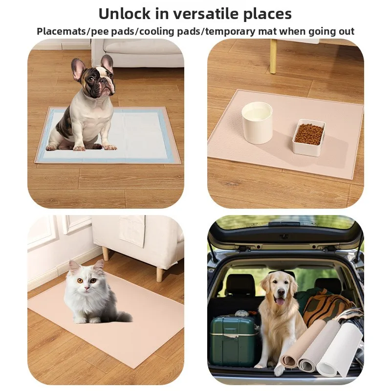 Tapete alimentación silicona antideslizante grande para perros y gatos - imagen 4