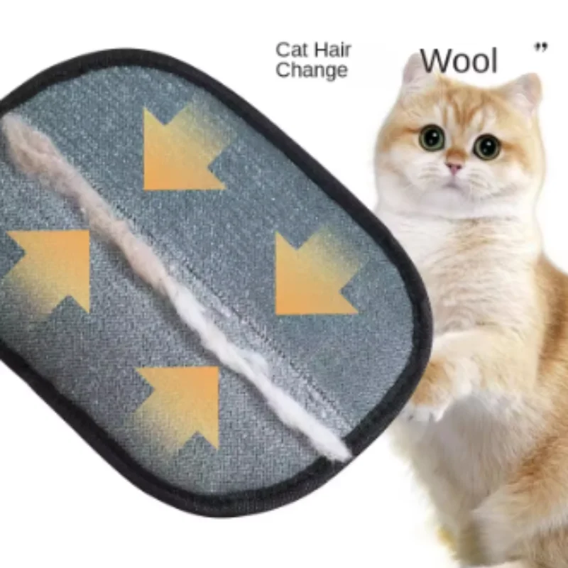 Guante quitapelos para gatos y perros – Cepillo de muda eficaz - imagen 4