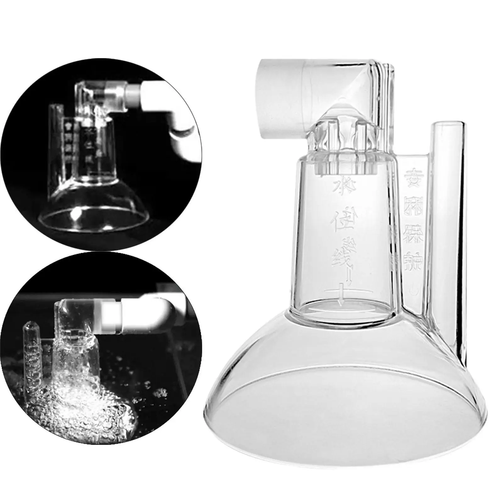 Oxygen Enrichment Adapter Surface Fish Tank Filter Clear Water Outlet Nozzle