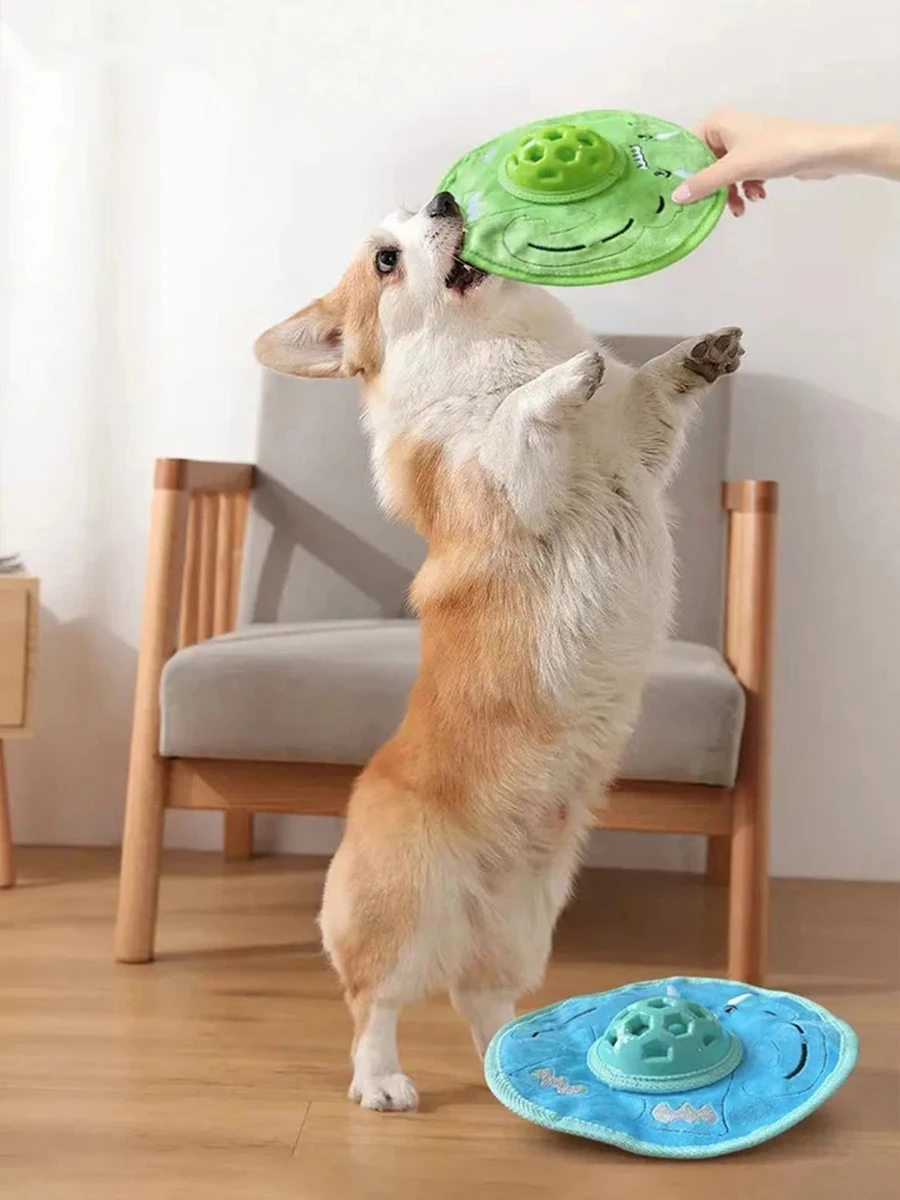 Franela de goma con fugas de comida, juguete para perros de dibujos animados, dientes para acompañar el aburrimiento, adecuado para perros grandes, pequeños y medianos - imagen 2
