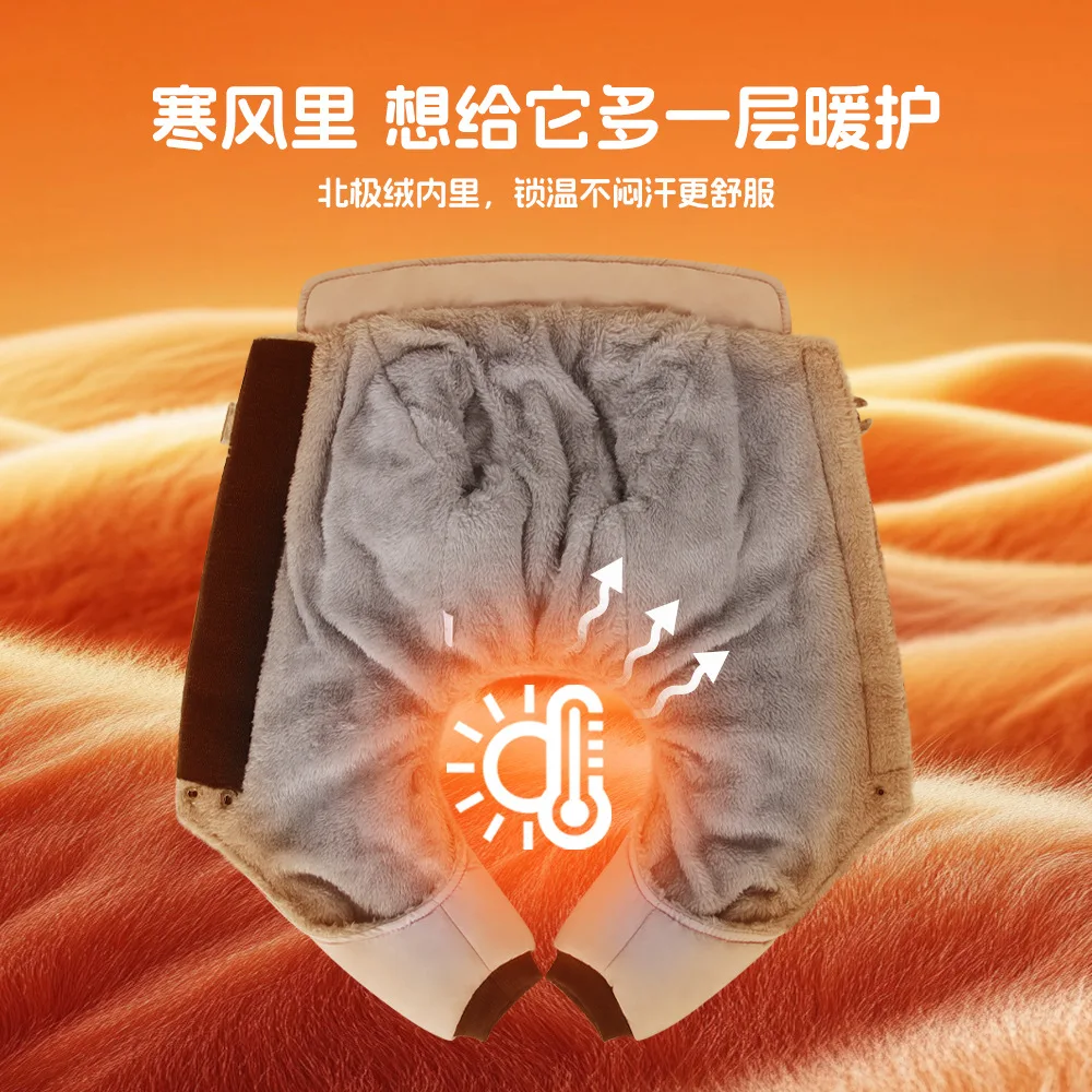 Nueva ropa de otoño e invierno para mascotas, ropa cálida de lana para cachorros, ropa de cuatro patas, ropa de algodón, ropa reflectante para perros, puede conducir perros - imagen 4