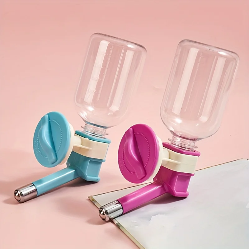 Bebedero colgante para mascotas de 350ml para hámsteres, conejitos, gatos, dispensador de agua automático para mascotas, botella para beber para animales pequeños, suministros para mascotas - imagen 2