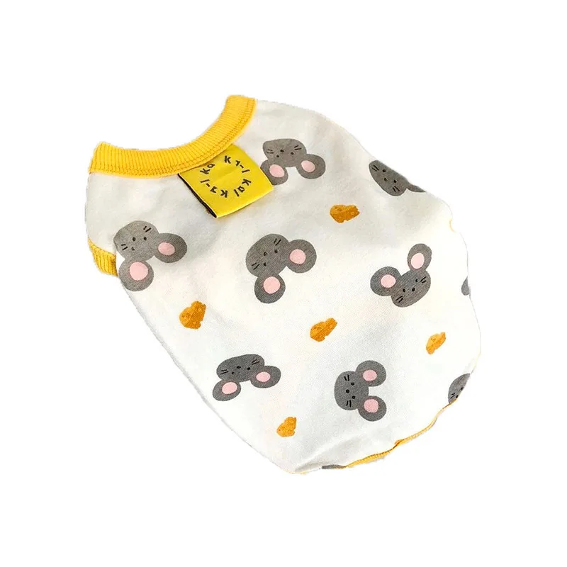 Primavera/Verano lindo oso ropa para perros ligero y fino ropa para mascotas chalecos osos de peluche perros pequeños ropa para cachorros chaleco refrescante para perros - imagen 5