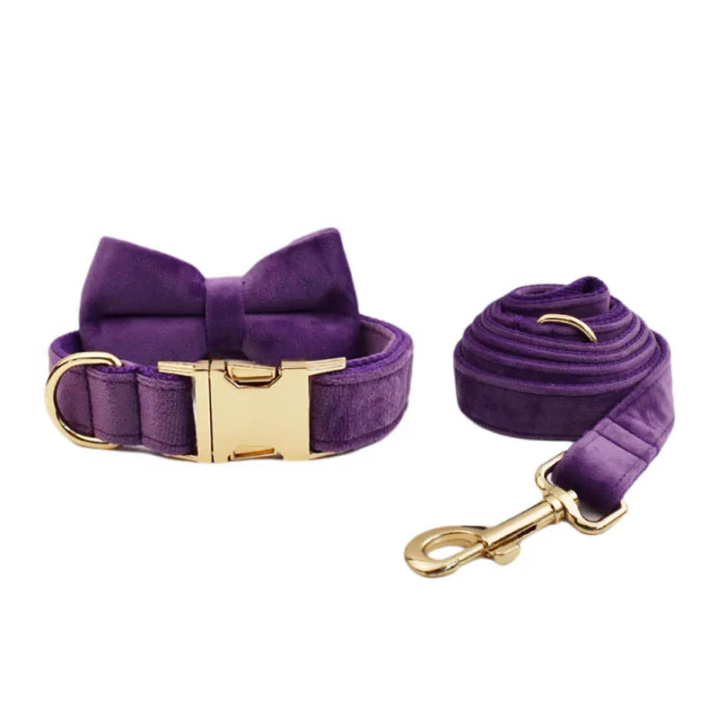 Bow Collar Leash Set