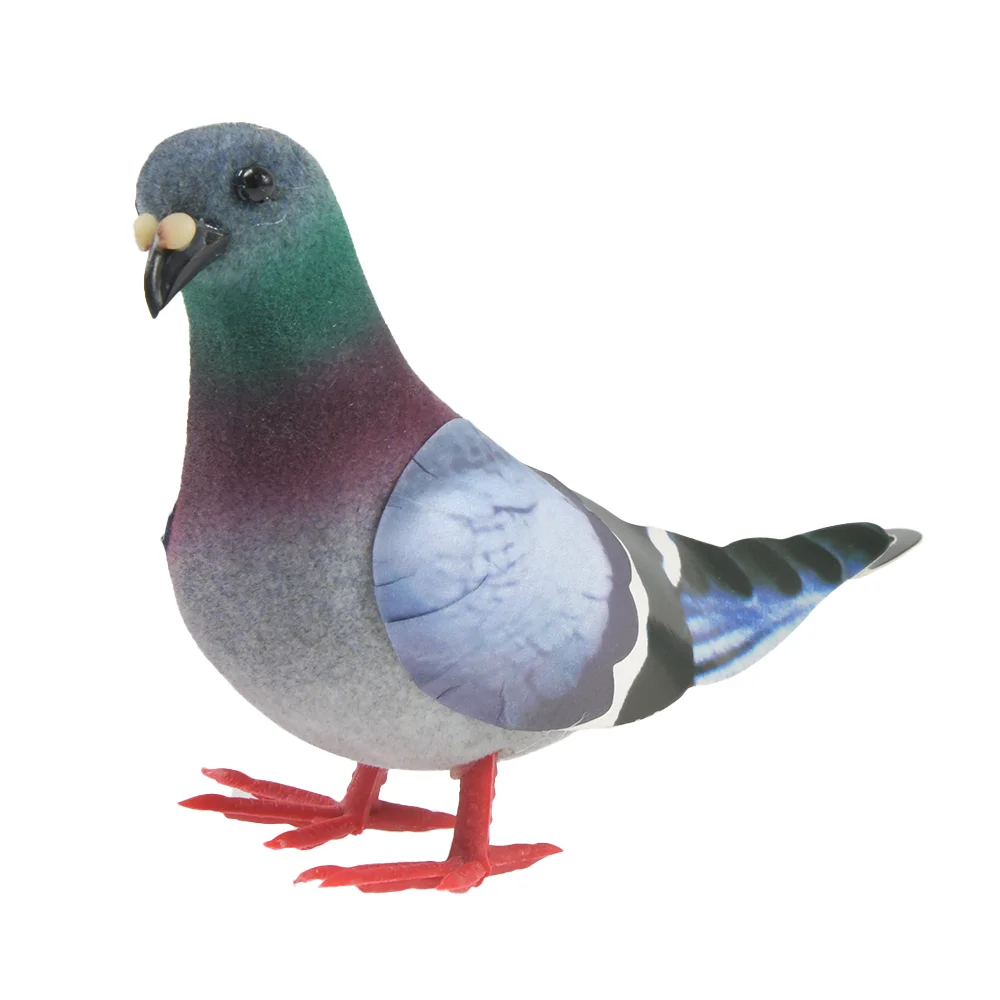 Paloma pequeña de espuma de simulación, paloma gris, paloma salvaje, modelo cuadrado, adorno para jardín y hogar, 1 ud. - imagen 5