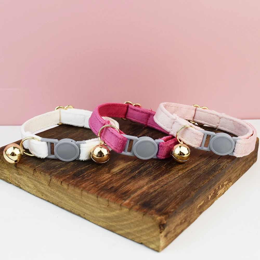 Collar de gato con lazo ajustable, collar de seguridad personalizado para mascotas, nombre personalizado, suave - imagen 4