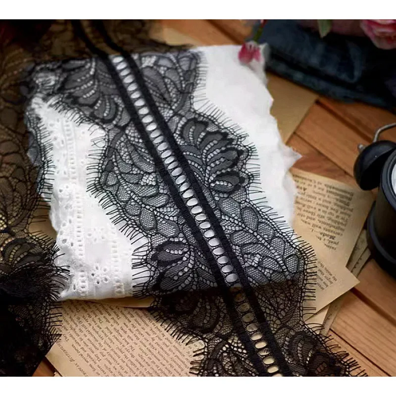 Encaje bordado hueco decorativo para ropa de perros y gatos