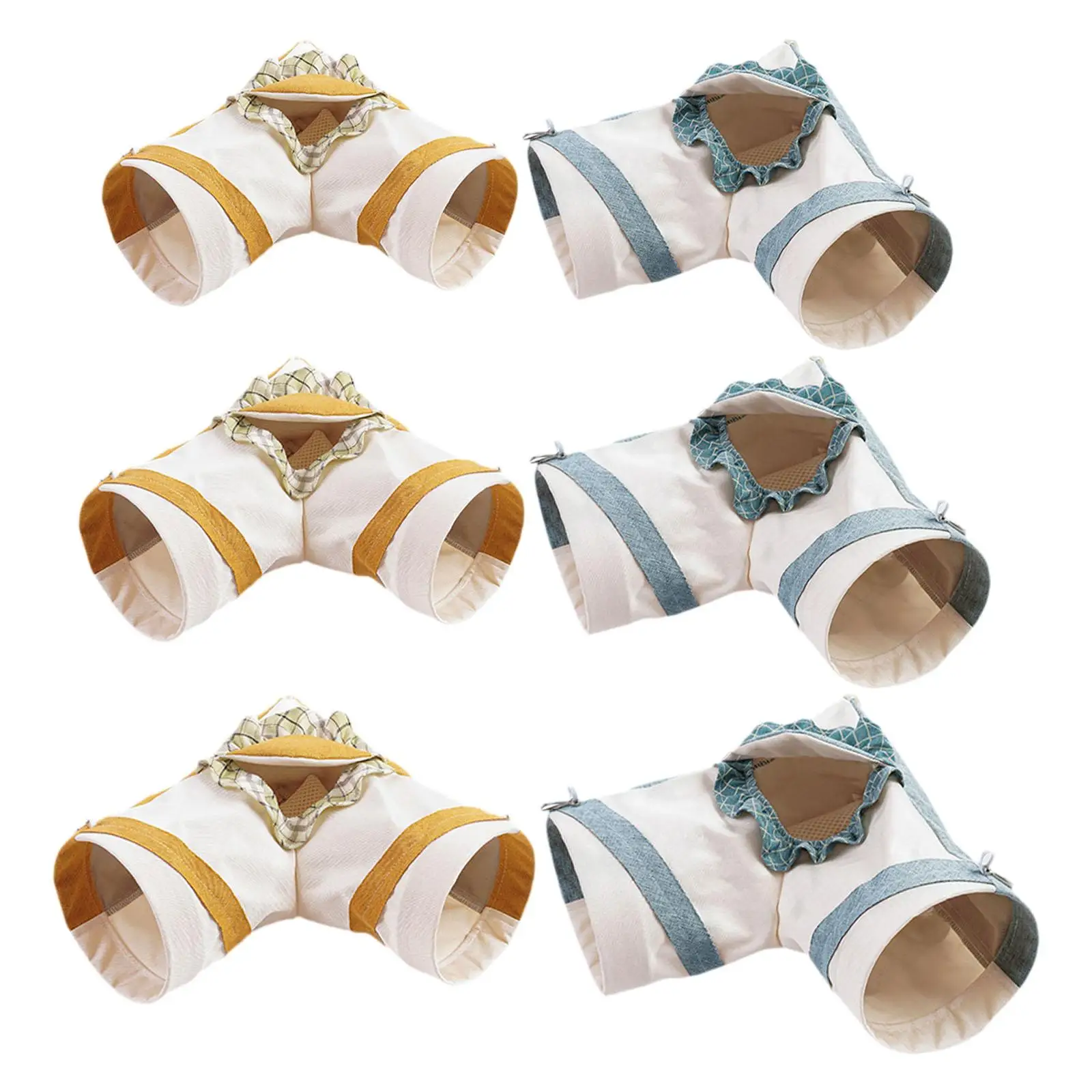 Guinea Pig Tunnel Corner Tunnel Self Entertainment Hamster Hideout Tube Toy for Squirrel Small Animals Rat Chinchilla Ferret - imagen 2