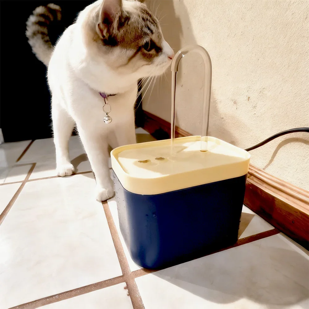 Fuente de agua automática silenciosa para gatos 2 en 1 con filtro - imagen 3