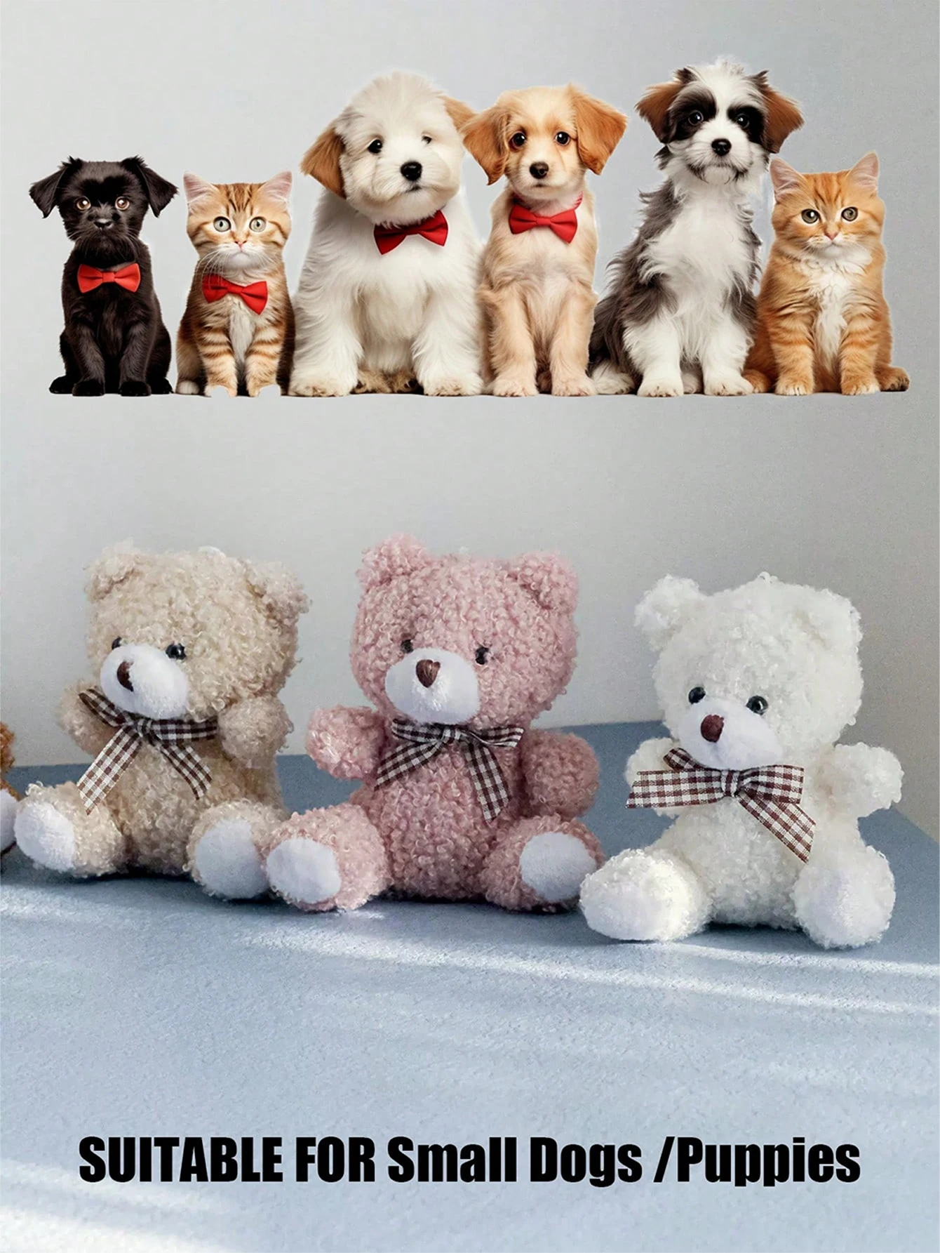 Lindo juguete para mascotas con forma de oso: juguete masticable no tóxico para cachorros y perros pequeños - imagen 3