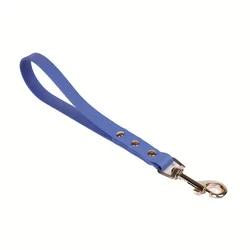 Correa corta para perros impermeable con mango de tráfico Biothane