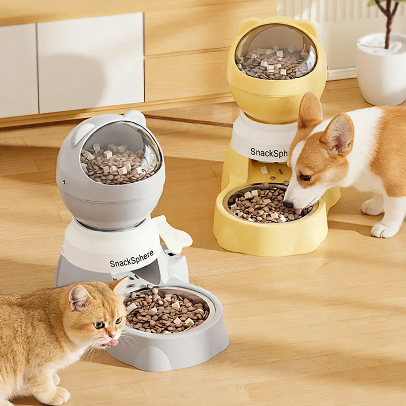 Comedero lento antiderrames para perros y gatos – Control automático de porción - imagen 5