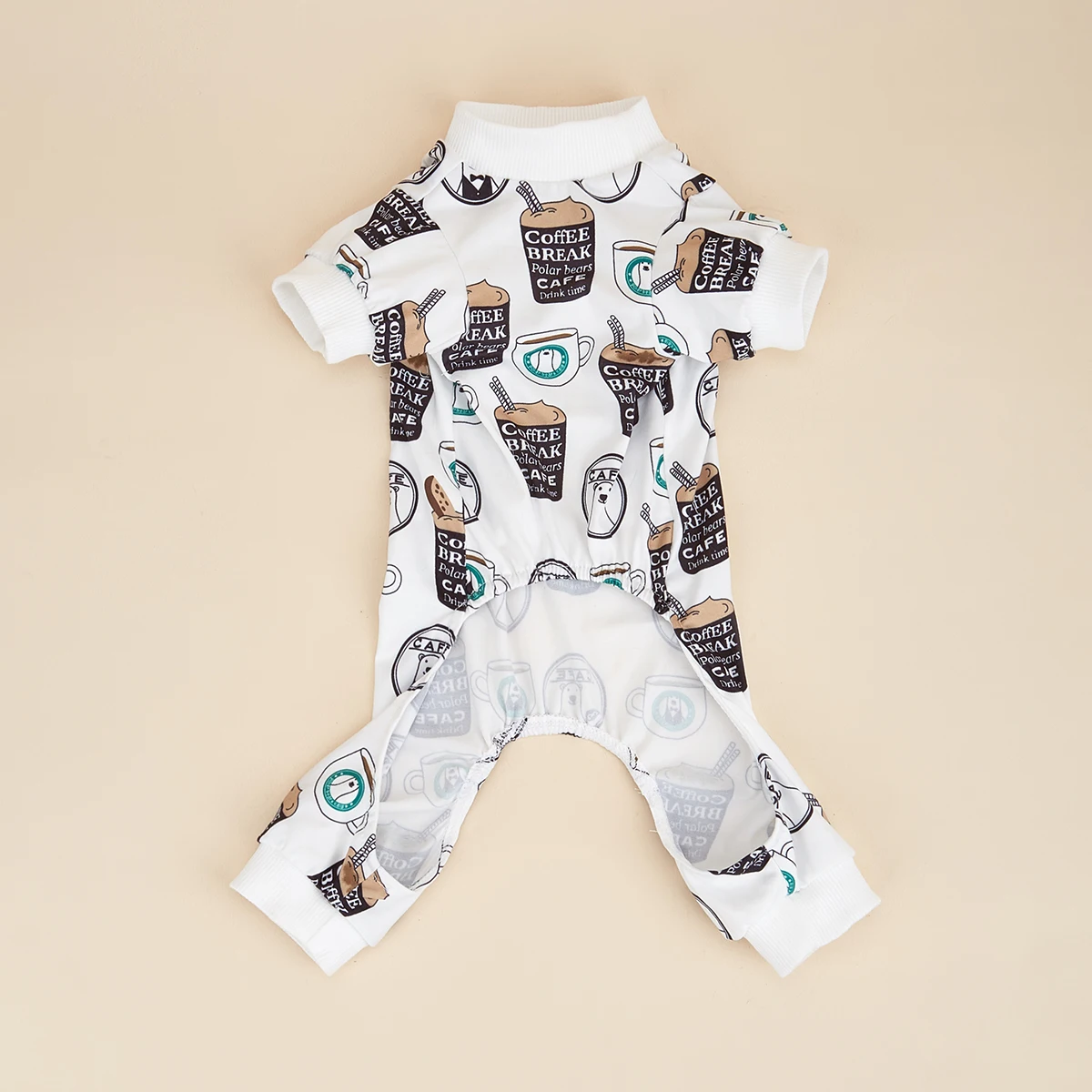 Pijama con estampado de oso Polar para perro, mono suave para cachorro, ropa bonita, monos para cachorro - imagen 4