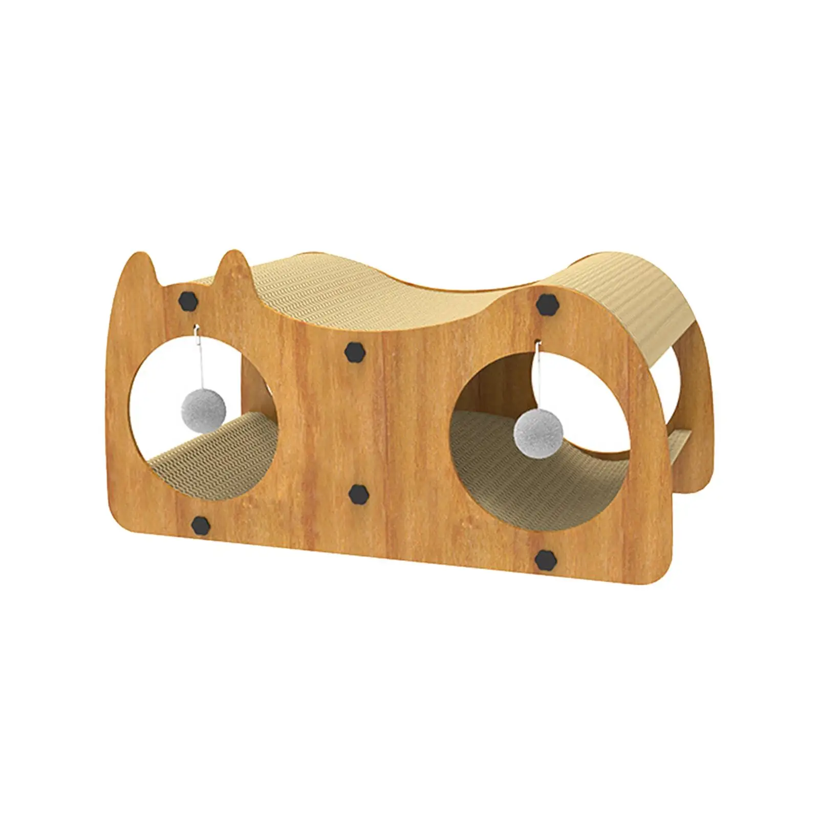 Cat Scratcher Lounge Interactive Cat Hideaway Cave for Cat Kitty Hideaway