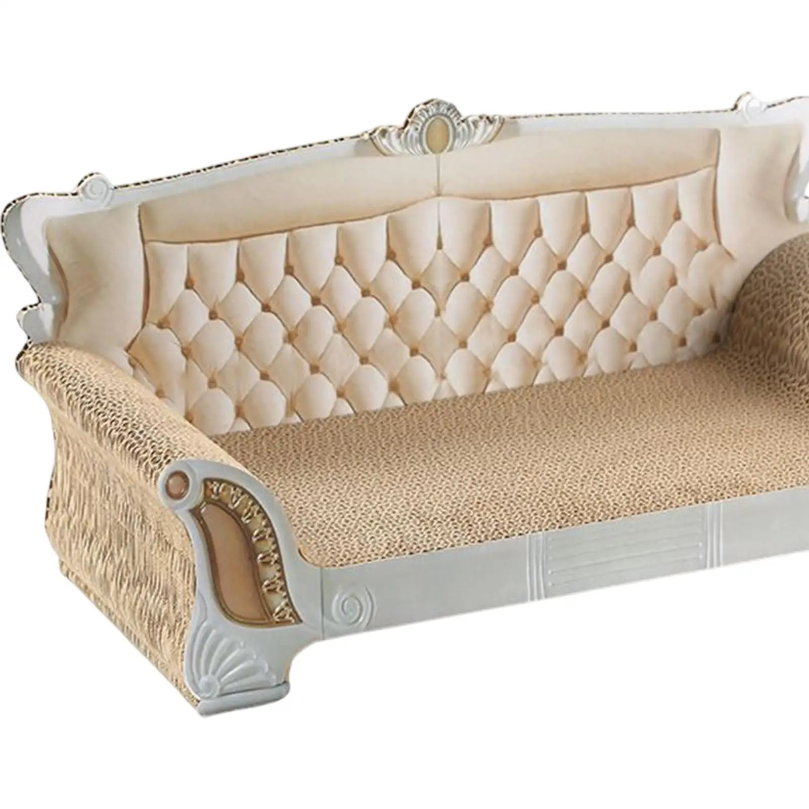 Cat Scratcher Pad Nest Bed Wear Resistant Cardboard Corrugated Cat Scratcher board for Indoor Cats