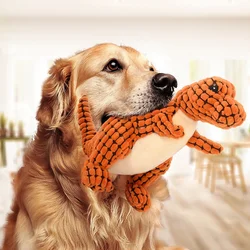 Juguete dinosaurio peluche interactivo para perros pequeños