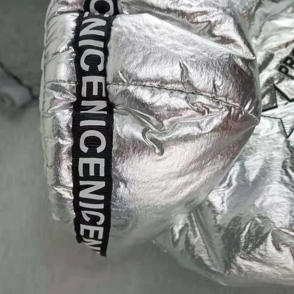 Mono plateado para perros, Sudadera gruesa con capucha para mascotas, Parka cálida, monos de cuatro patas para perros pequeños, chaqueta para cachorros, ropa de invierno para Yorkie - imagen 3