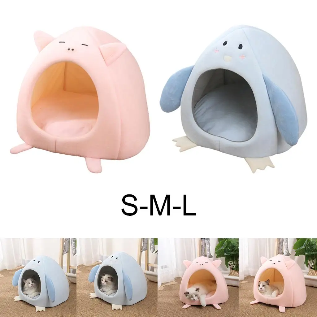 Cama suave para perro Adorable, nido de dormir de invierno para animales pequeños, Gato y cachorro - imagen 3