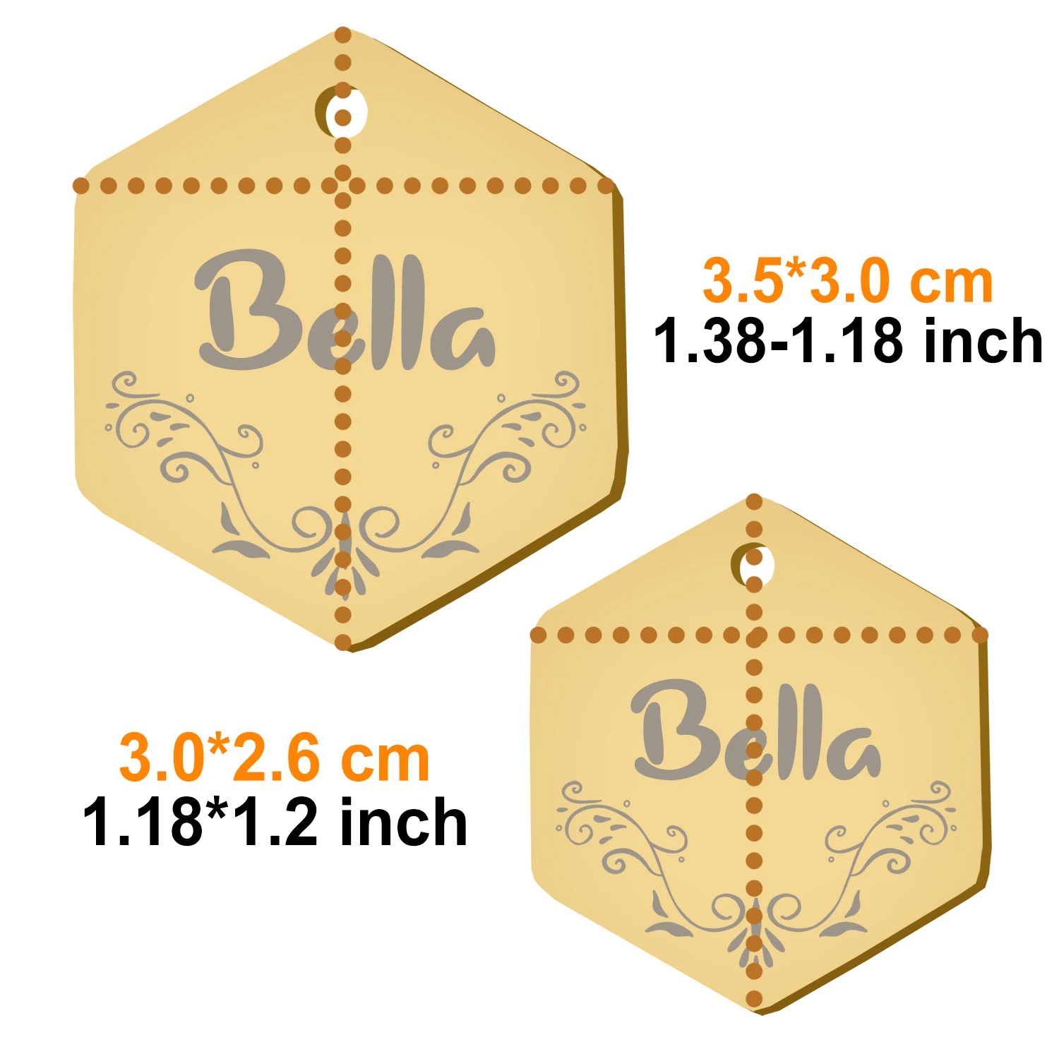 Placa identificación colgante para perros y gatos - imagen 2
