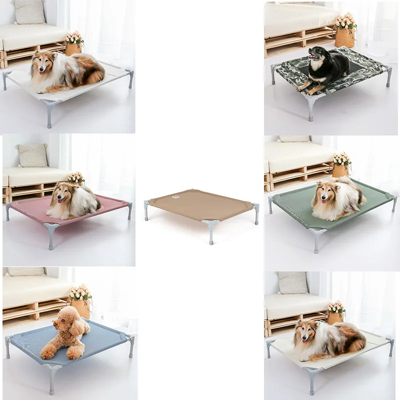 Cama de campamento extraíble para perros, cama de marcha transpirable para cachorros, marco de Metal estable, camas cómodas para perros y gatos, camas elevadas para mascotas - imagen 2