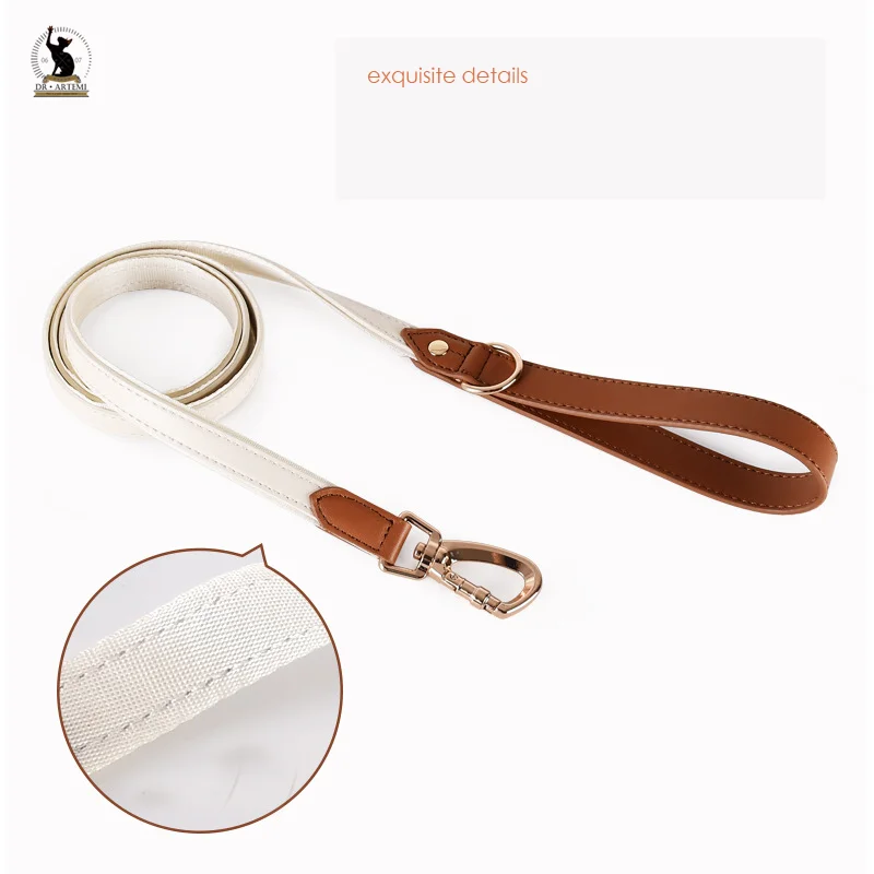 Arnés con nombre impreso para perro, juego de correas de plomo ajustables para chaleco de perro, accesorios para Pug, correa de pecho, herramientas de seguridad para exteriores - imagen 3