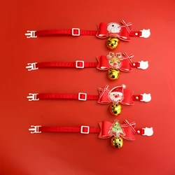 Collar Navideño con Lazo y Campana para Gatos y Perros