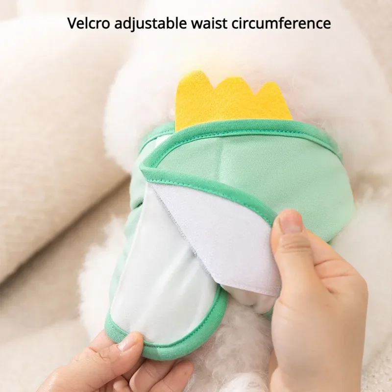 Pantalones fisiológicos, pantalones higiénicos de dibujos animados para mascotas, pantalón de seguridad anti-harassment, pañal de algodón, banda Abdominal, 1 ud. - imagen 3