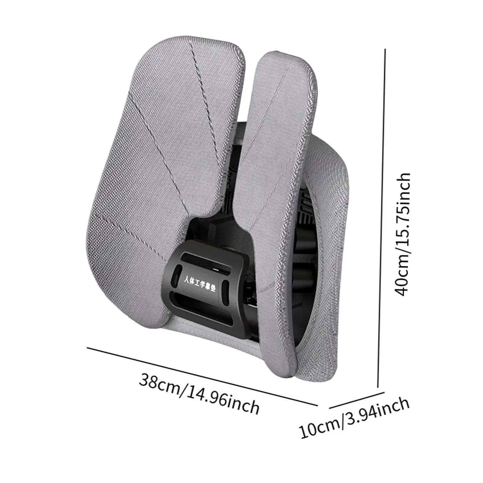 Cojín de asiento, almohada de apoyo para lumbares, cojín de silla de apoyo para respaldo para asientos de coche con lumbares,