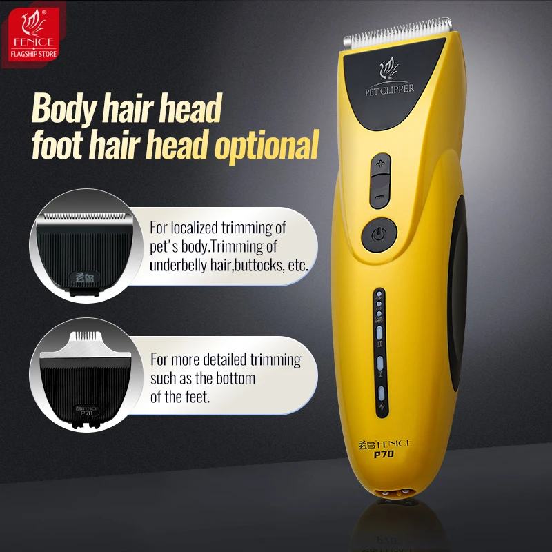 Cortadora de pelo para perros Fenice, cortadora de pelo eléctrica, cortadora de pelo para mascotas, juego de afeitadora, recargable inalámbrica para mascotas - imagen 5