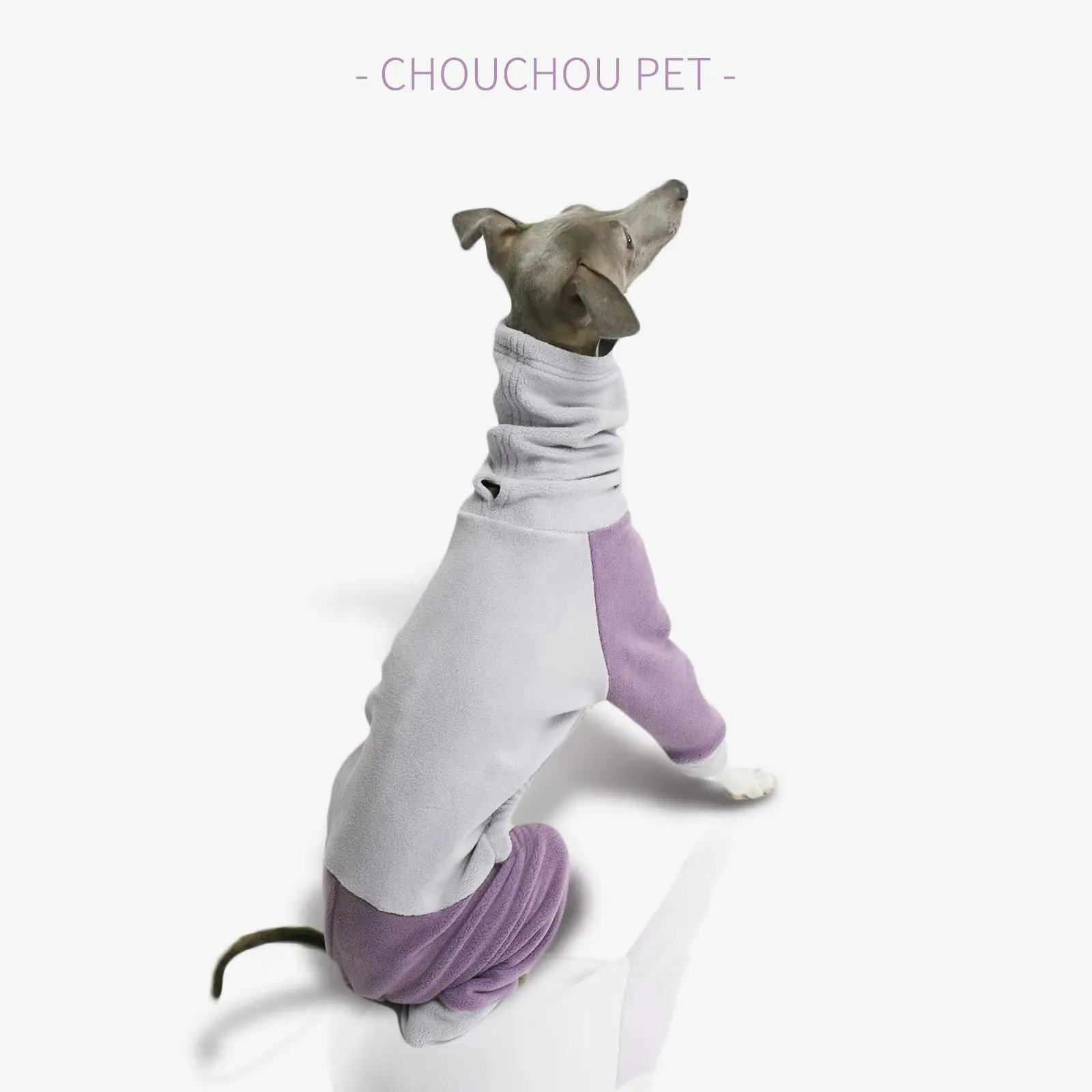 Iggy-ropa de cuello alto para mascotas, ropa de Galgo, empalme elástico suave, ropa de cuatro patas - imagen 2