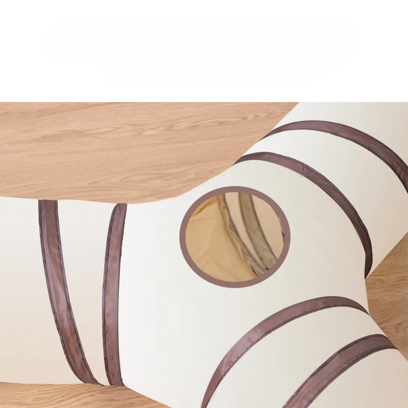 Túnel para gatos de formas largas T/Y, túnel de juego para gatos, plegable, divertido, interactivo, juguetes para jugar en interiores, juegos, cubos para gatitos, suministros para mascotas - imagen 3