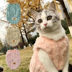 Sudadera de lana para gatos y perros – Abrigo térmico invierno